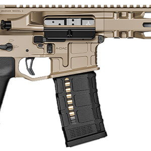Radian Weapons R0514 Model 1 Pistol 223 Wylde 30+1 10.50", FDE Billet Rec/M-Lok Handguard, Smooth Buffer Tube (No Brace), Magpul Grip, Ambi Controls, Dead Air QD Flash Hider, Adj. Trigger