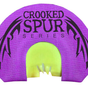 Foxpro CSMOUTHVFANG Crooked Spur V-Fang Diaphragm Call Triple Reed Turkey Sounds Attracts Turkeys Purple