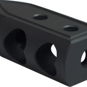 Timber Creek Outdoors 65HBBLC Heart Breaker Muzzle Brake Black Cerakote with 5/8"-24 tpi Threads for 6.5 Grendel AR-Platform