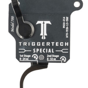 TriggerTech R70TCB13TNF Special  Two-Stage Flat Trigger with 1-3.50 lbs Draw Weight & Matte Gray w/Black Parts Finish for Remington 700 Right