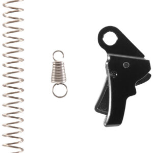 Apex Tactical 115112 Action Enhancement Curved Trigger w/ 5-5.50 lbs Draw Weight & Black Finish for Springfield Hellcat