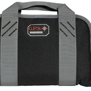 GPS Bags 1107PCCB Double Compact Black Holds 1-2 Handguns