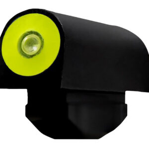 XS Sights RV0003N3Y Big Dot Revolver Front Sight- Smith & Wesson  Black | Green Tritium Yellow Outline Front Sight