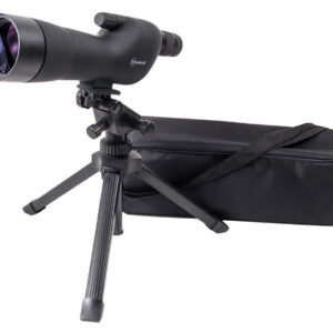 Firefield FF11018K Spotting Scope Kit 20-60x 60mm Black Rubber Armor Angled Body BaK-4 Roof Prism & Straight Eye Piece