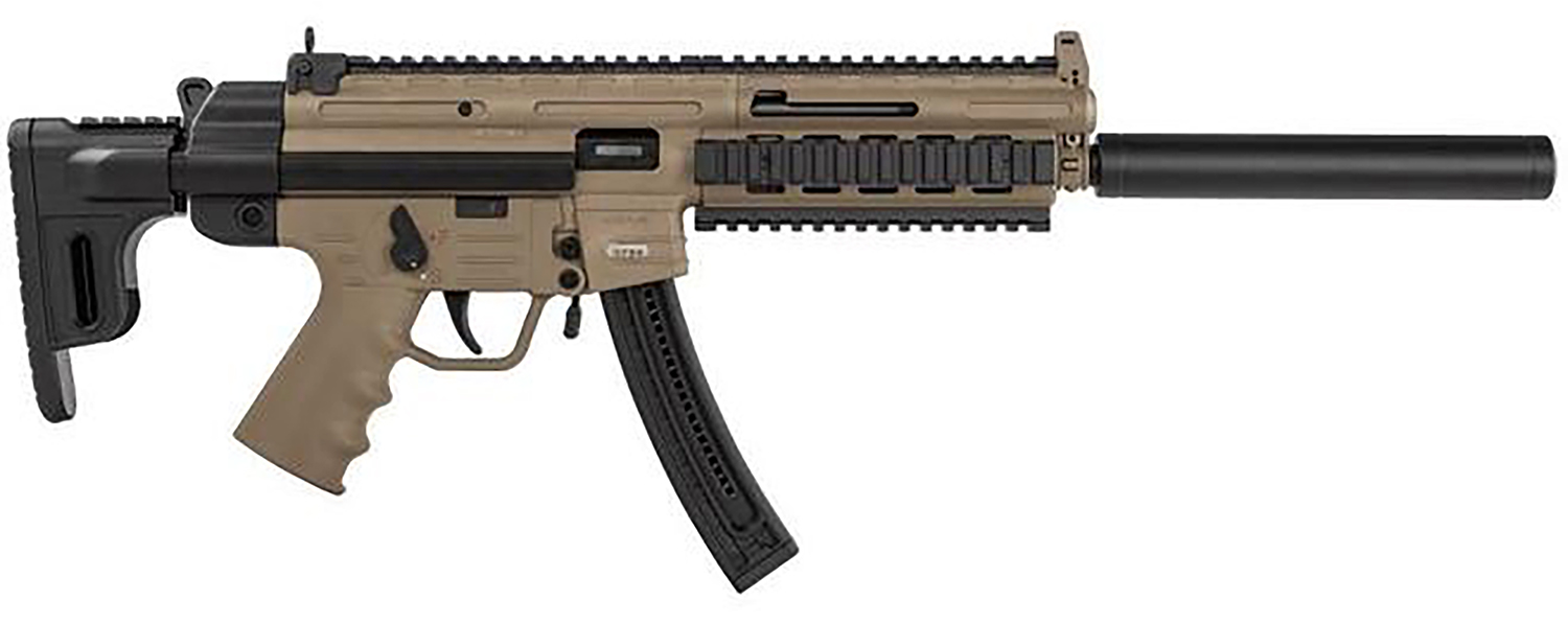 GSG GERGGSG1610T GSG-16 Carbine Full Size 22 LR 10+1 16.25" Black Flat Dark Earth Polymer Receiver Black Collapsible w/Storage Compartment Stock Right Hand