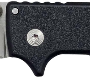 Cold Steel CS62K1 SR1 Lite 4" Folding Clip Point Plain 8Cr13MoV SS Blade/Black Griv-Ex Handle Includes Pocket Clip
