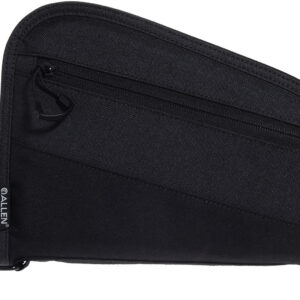 Allen 7749 Auto-Fit 2.0 Handgun Case Thick Foam Padding w/Knit Interior, Exterior Pocket & Black Finish for Compact Semi-Autos 9" L