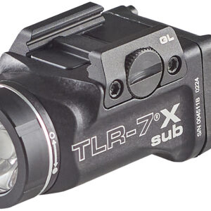 Streamlight 69400 TLR-7 X Sub  Black Anodized 500 Lumens  White LED Glock 43X MOS/48 MOS/43X/48
