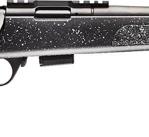Bergara Rifles BMR006 BMR Carbon Fiber Full Size 17 HMR 5+1/10+1 20" Matte Blued Carbon Fiber/Steel Threaded Barrel & Drilled & Tapped Steel Receiver, Fixed Black/Gray Speckled Synthetic Stock