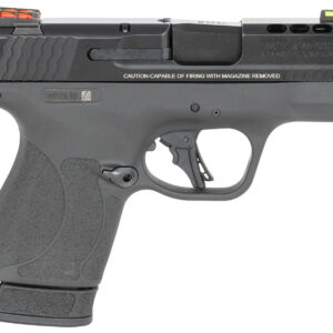 Smith & Wesson 13255 Performance Center M&P Shield Plus EDC 9mm Luger 3.10" Ported 10+1,13+1 Black Matte Black Armornite Stainless Steel Ported Slide Black Polymer Grip (Manual) FO Sights