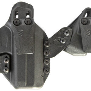 Blackhawk 416176BK Stache Premium Kit IWB Size 76 Black Polymer Belt Clip Compatible w/Glock 48 Ambidextrous