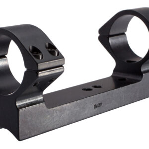 High-quality black rifle scope mount for precision shooting.