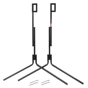 Viking Solutions VKSVGK004 Adjustable Target Stand  Black Steel