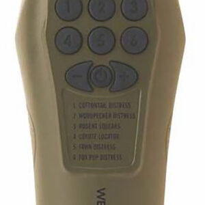 Western Rivers WRC-GC6S Mantis Six Shooter Electronic Call Multiple Sounds Attracts Predators Brown Plastic