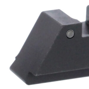 AmeriGlo GL452 Optic Compatible Sight Set for Glock  XL Tall Green Tritium Orange Outline Front Sight-Green Tritium Black Outline Rear Sight