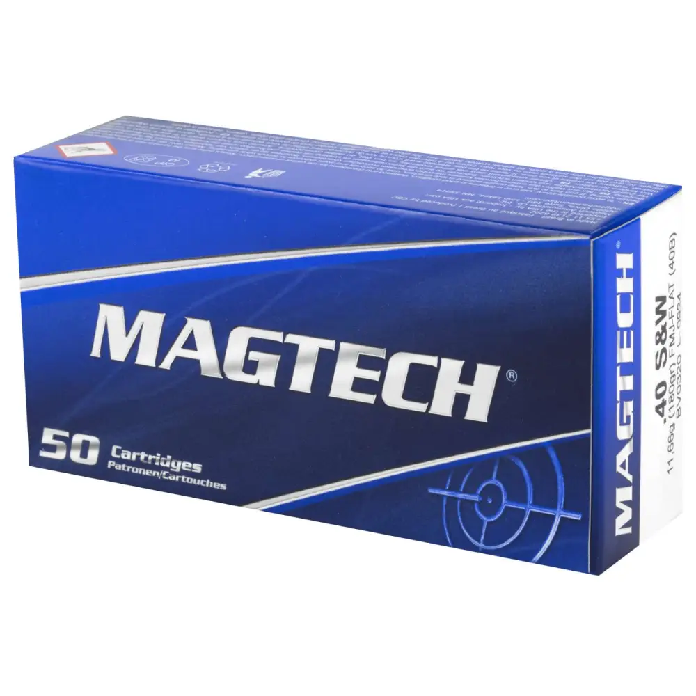 MAGTECH 40S&W 180GR FMC 50RD BOX 20 BOXES PER CASE - Image 2