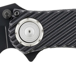 CRKT 2640 Clever Girl  4.10" Folding Plain Black Powder Coated D2 Steel Blade/ Black G10 Handle Includes Pocket Clip