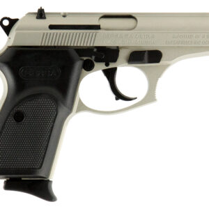 Bersa T22NKL Thunder  Micro-Compact Frame 22 LR 10+1 3.50" Nickel Steel Barrel, Nickel Cerakote Serrated Slide & Aluminum Frame w/Beavertail Black Textured Polymer Grip