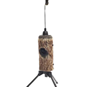 Mojo Outdoors HW2508 Fuzzy Critter  Predator Species Brown Features Built-In Tripod