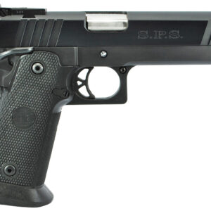TriStar 85675 SPS Pantera 1911 Full Size Frame 9mm Luger 18+1 5" Stainless Steel Barrel, Black Chrome Serrated Steel Slide, Black Steel Frame w/Beavertail, Black Polymer Grip, Right Hand