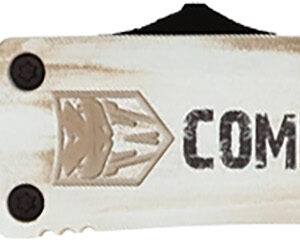 CobraTec Knives MCATIFS3TNS FS-3 Come And Take It 3" OTF Tanto Plain D2 Steel Blade/White w/"Come And Take It" Cerakoted Aluminum Handle Features Glass Breaker Includes Pocket Clip