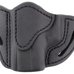 1791 Gunleather ORBHCSBLL BHC Optic Ready OWB Compact Stealth Black Leather Belt Slide Compatible w/Glock 43/Sig P365/Walther PPK Left Hand