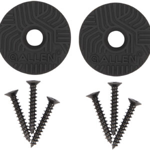 Allen 5649 Disc Gun & Tool Magnet Set Black Metal Screw On 2 pk