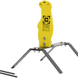 Caldwell 1178561 Auto Reset  Rifle Yellow AR500 Steel Prairie Dog Includes Ground Stakes