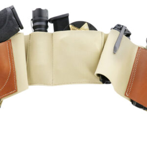 Galco UWKHSM2 UnderWraps 2.0 Khaki Small Leather/Nylon Handgun
