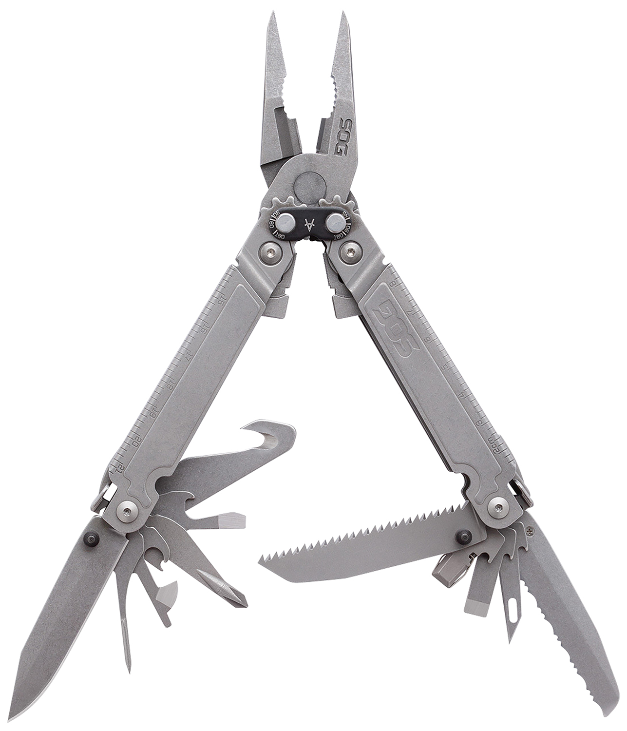 S.O.G SOGPA3001CP PowerAccess MT Stone Washed 5Cr15MoV Stainless Steel 6.82" Long