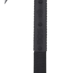 S.O.G SOGSK1001CP Survival Hawk 3" Blade 2Cr13MoV SS Blade Black w/Reflective Paracord GRN Handle 12.10" Long Tomahawk