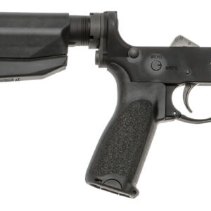 BCM LRGSTKMOD0BLK BCM Lower MOD 0 Multi-Caliber 7075-T6 Aluminum Black Synthetic Pistol Grip & Stock for AR-Platform