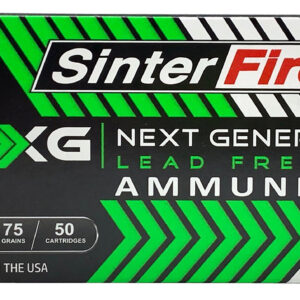 SinterFire Inc SF38075NXG Next Generation (NXG)  380ACP 75gr Lead Free Ball 50 Per Box/20 Case