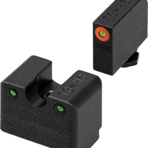 TruGlo TGTG231G3MC Tritium Pro  Black | Green Tritium Orange Outline Front Sight Green Tritium Rear Sight