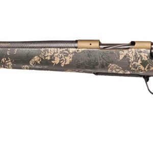Christensen Arms 8010621400 Ridgeline FFT 300 PRC 3+1 22" Carbon Fiber/Threaded Barrel, Burnt Bronze Cerakote, Green with Black/Tan Accents Stock, Left Hand