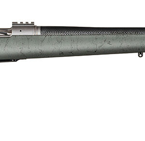 Christensen Arms CA10268315332 Summit TI  Full Size 7mm Rem Mag 3+1, 26" Natural Titanium Steel Threaded Barrel, Natural Titanium Aluminum Receiver, Green w/Black Webbing Fixed Sporter Stock