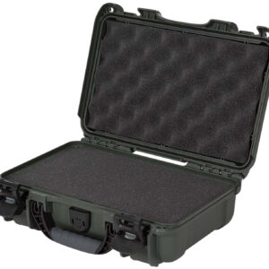 Nanuk 9091006 909  Waterproof & Airline Approved Olive Resin w/ Cubed Foam 11.44" L x 7" W x 3.68" H Interior Dimensions
