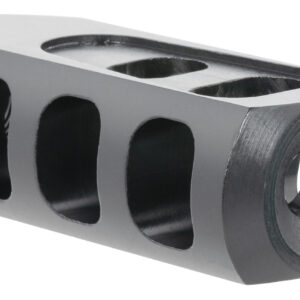 TacFire  Tanker Muzzle Brake  Black Oxide Steel with 1/2"-28 tpi Threads 2.76" OAL 1.37" Diameter for 5.56x45mm NATO