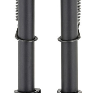 Harris Bipods S-25CP Swivel 25C Picatinny, 13.50-27", Black Steel/Aluminum, Rubber Feet
