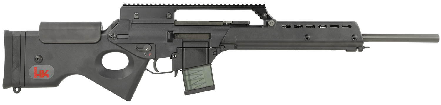 HK 81000751 SL8 223 Rem 10+1 (2) 20.80", Black, Thumbhole Stock with Adj. Cheek Piece, Carry Handle Optic Mount