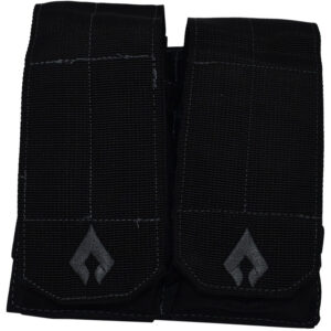 Advance Warrior Solutions AROTTMPBL Double Mag Pouch Open Top Black MOLLE