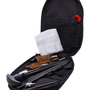 KleenBore KB3G 3 Gun Tactical Kit .223 Rem/ 5.56 NATO/ 9mm/ 12 Gauge Handguns/Rifles/Shotguns Bronze/Nylon Bristles