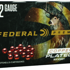 Federal P1541B Premium Max Buck 12Gauge 2.75" 1BuckShot 16Pellets 5 Per Box/50 Case
