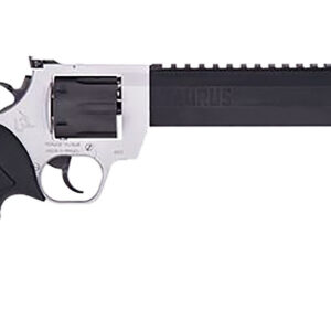 Taurus 2500105RH Raging Hunter  Large Frame 500 S&W Mag 5rd 10" Matte Black Ported/Target Crown Barrel, Matte Black Cylinder, Matte Stainless Steel Frame, Black Rubber Grip