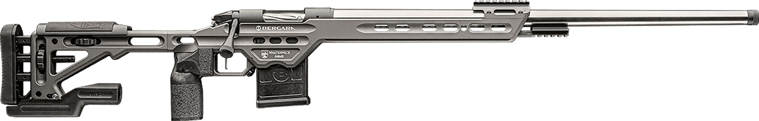 Bergara Rifles BPR2565CM Premier Competition 6.5 Creedmoor 10+1 26" Stainless 16.12" Heavy Barrel, Graphite Black Cerakote Steel Receiver, Tungsten MPA BA Competition Chassis Stock