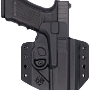 C&G Holsters 0000100 Covert  OWB Black Kydex Belt Loop Glock 17/22/47