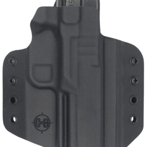 C&G Holsters 1696100 Covert  OWB Black Kydex Belt Loop Fits FN 509/T Right Hand