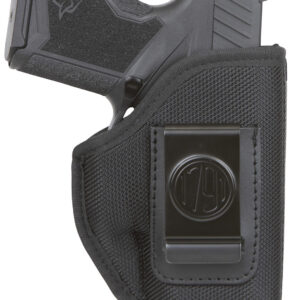 1791 Gunleather PNIWB1BLKL Premium Nylon IWB Size 01 Black Ballistic Nylon Belt Clip Left Hand