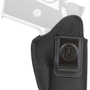 1791 Gunleather PNIWB4BLKL Premium Nylon IWB Size 04 Black Ballistic Nylon Clip-On Left Hand
