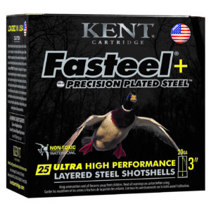 Kent Cartridge K203FSP282X4 Fasteel +  20 Gauge 3" 1 oz 2/4 Shot 25 Per Box/ 10 Case
